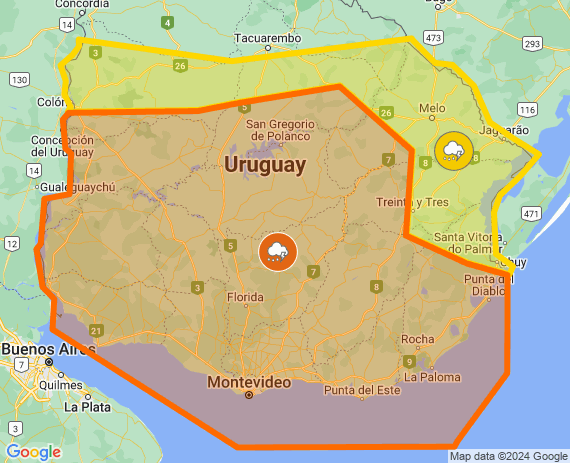 Actualización 10 10 hrs Se intensifican las lluvias y hay Alerta